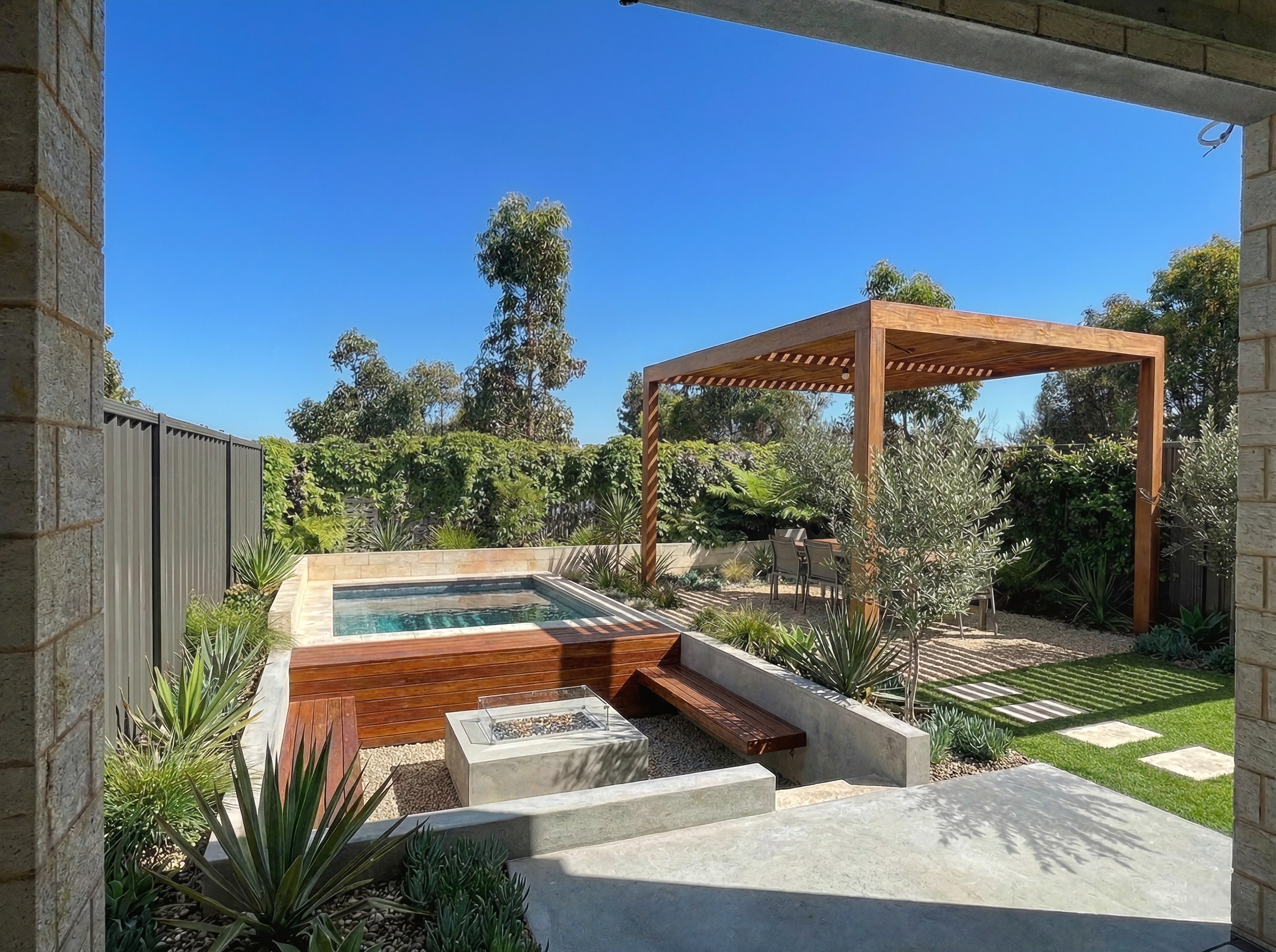 Backyard addition - after